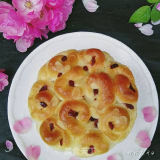 # Fourth Baking Contest and is Love to Eat Festival# Cranberry Flower Bread recipe