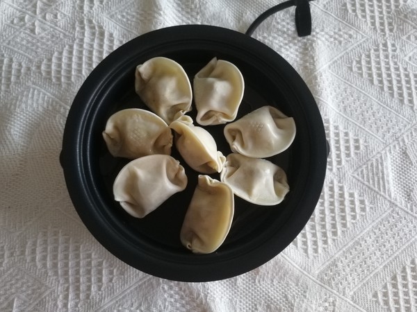 Fried Dumplings with Chopped Green Onion recipe