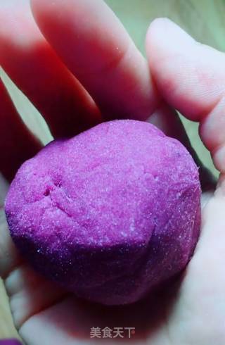 Crystal Purple Sweet Potato Ball recipe