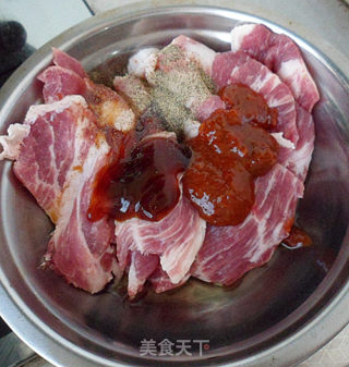 Pan-fried Plum Meat recipe