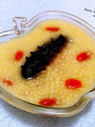 Millet Porridge with Sea Cucumber and Wolfberry recipe