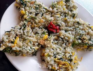 #春食野菜香# Dandelion Egg Fried Rice recipe