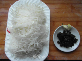 Shredded Radish with Tempeh recipe