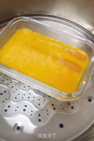 Colorful Steamed Egg recipe