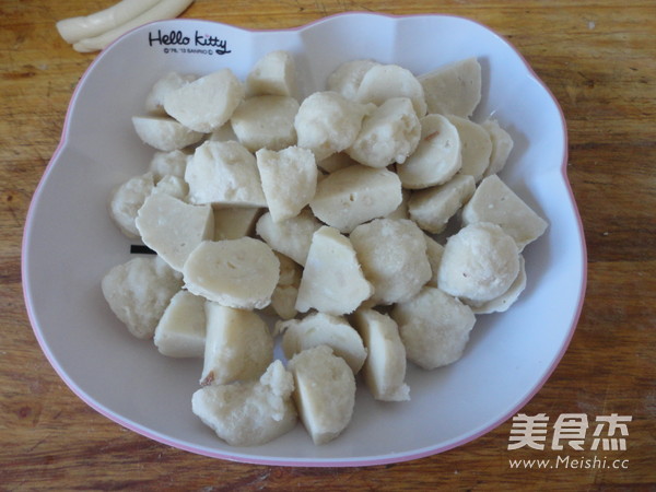 Fried Cuttlefish Balls with Hoisin Sauce recipe