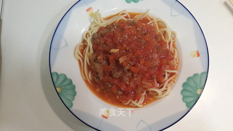 Spaghetti with Homemade Italian Sauce recipe
