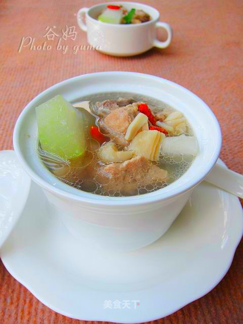 Winter Melon and Scallop Pork Ribs Soup recipe
