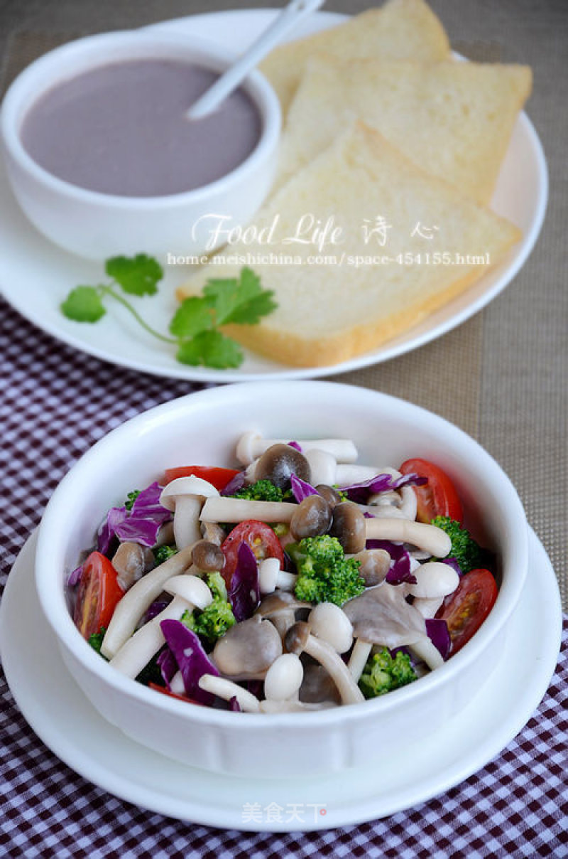[mushroom Salad] --- Make Breakfast More Nutritious recipe