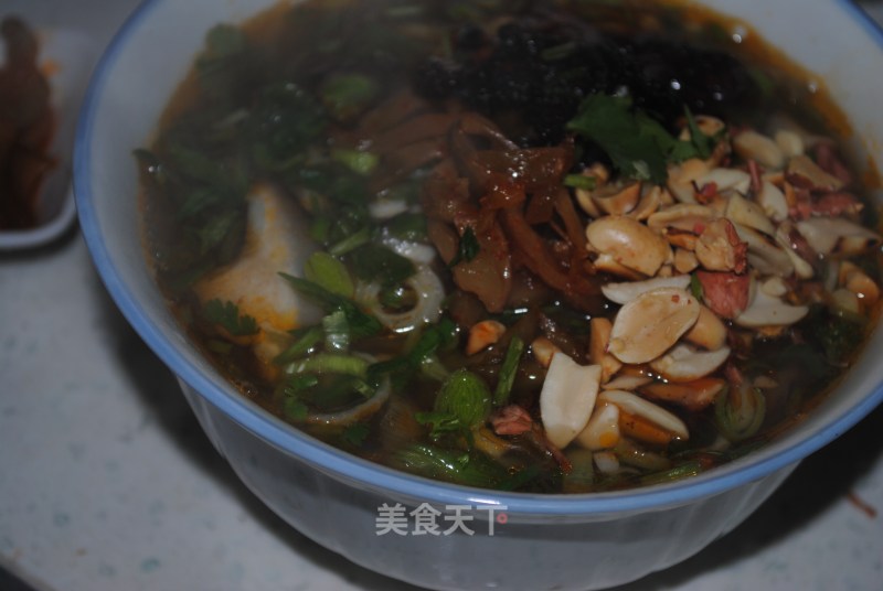 Home-made Sweet Potato Hot and Sour Noodles recipe