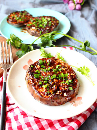 Roasted Eggplant with Scallions recipe