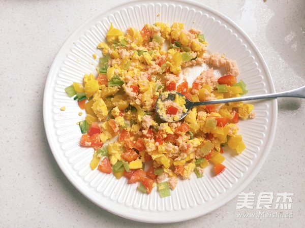 Salmon Pepper and Egg Salad recipe