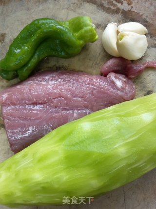 Green Bamboo Shoots Pork Slices recipe