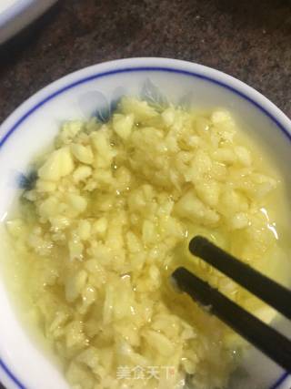 Steamed Baby Vegetables with Gold and Silver Garlic recipe