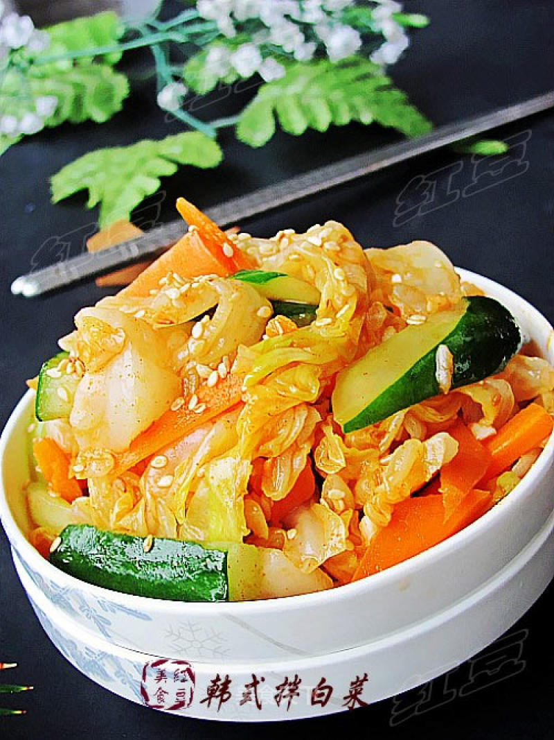 Refreshing Appetizer---korean Mixed Cabbage recipe