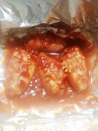 Chicken Wings with Garlic Pork Ribs Sauce recipe