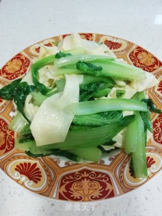 Stir-fried Bean Curd with Chinese Cabbage recipe