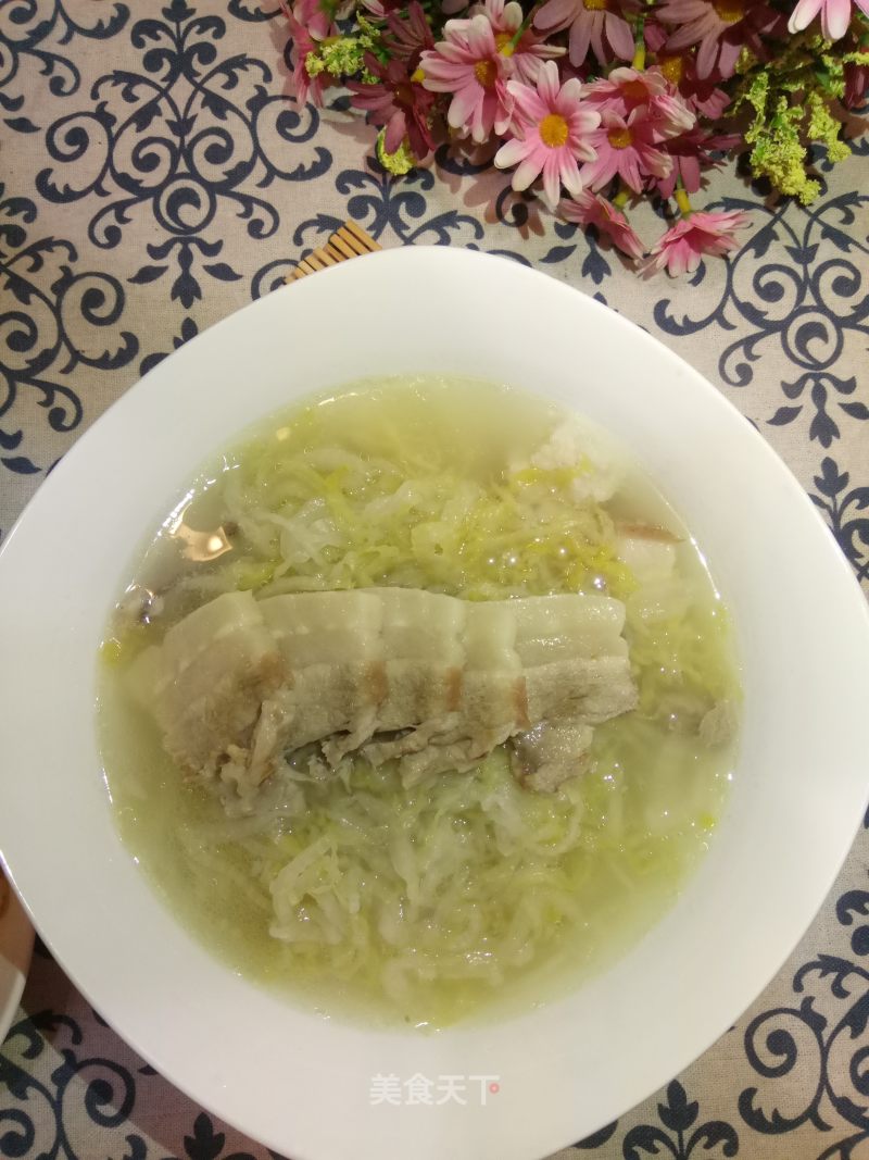 Braised Pork Belly with Sauerkraut recipe