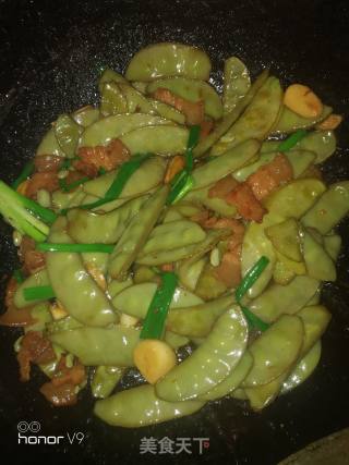 Stir-fried Lentils with Pork Belly recipe