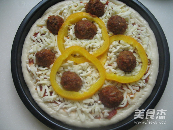 Italian Style Shrimp Meatball Pizza recipe