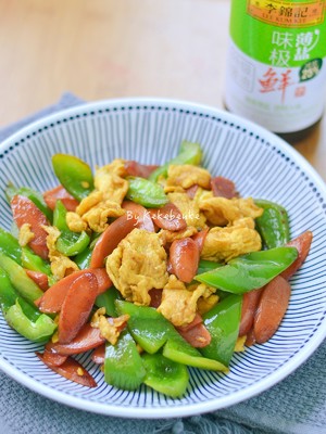 Scrambled Eggs with Bell Pepper recipe