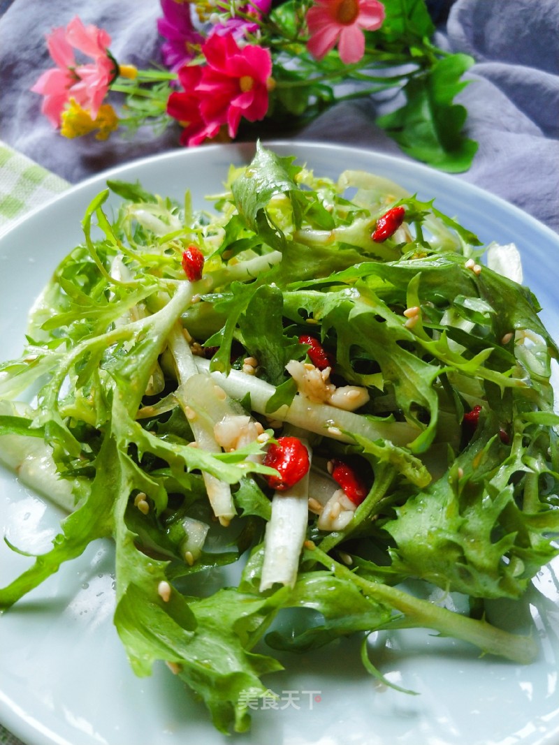 Garlic Bitter Chrysanthemum recipe