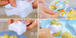 Mixed Vegetable Cod Cat Rice Ball recipe