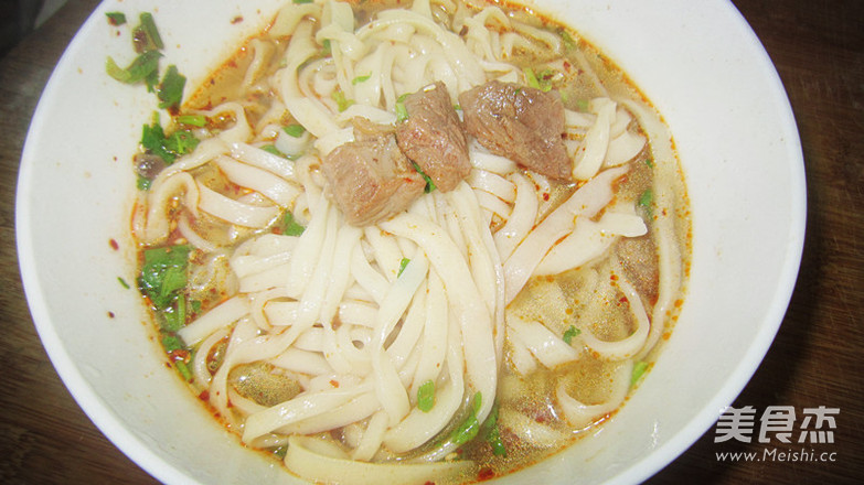 Hand Rolled Beef Noodle recipe