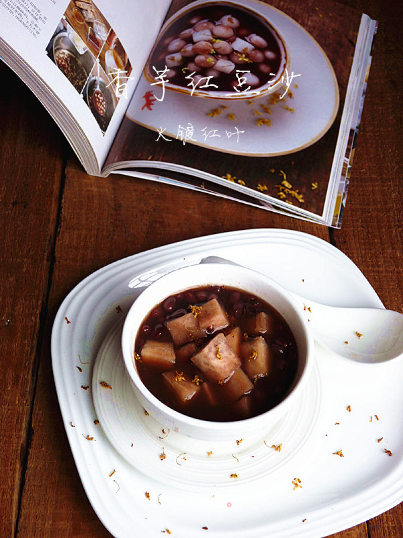 Sweet Taro and Red Bean Paste recipe
