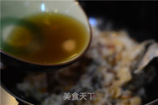 [stir-fried Glutinous Rice with Cured Meat] recipe