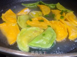 Two-color Pork Dumplings recipe