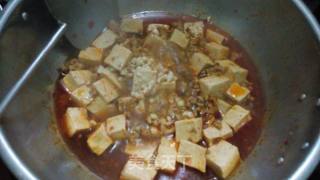 Braised Tofu with Minced Meat recipe
