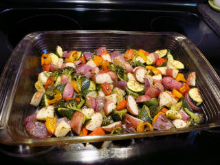 Roasted Vegetable Chunks recipe