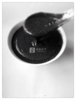 Simple and Delicious Handmade Black Sesame Paste recipe