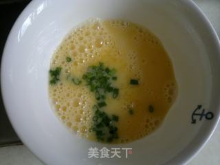 Scrambled Egg Shreds with Choi Vegetable Cheese recipe