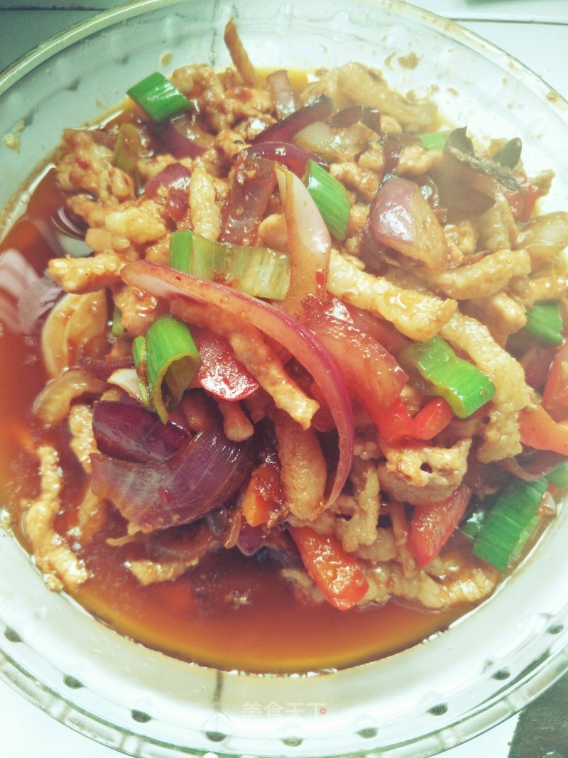 Fried Pork with Onion recipe