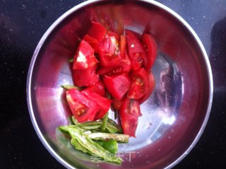 Marinated Noodles with Tomato and Egg recipe