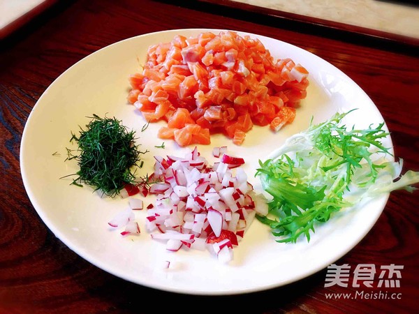 【salmon Salad】 recipe