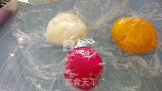 #新良第一节烤大赛#colorful Snowy Mooncakes recipe