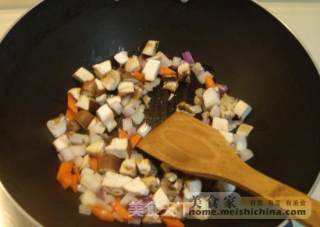 Roasted Rice with Milk Sausage recipe