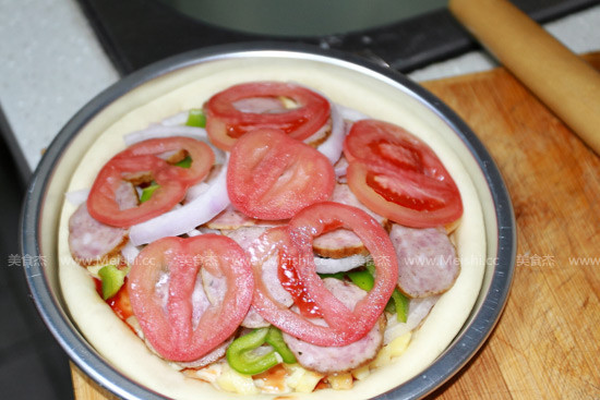 Ham Pizza recipe