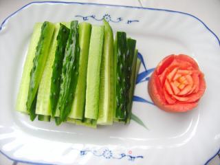 Cucumber Strips with Tahini Sauce recipe