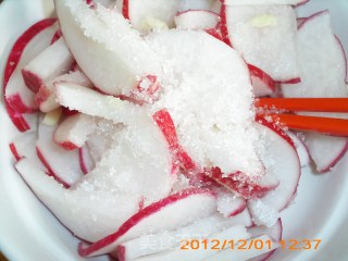 Sweet and Sour Radish recipe