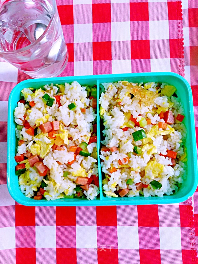 #妈妈的味# Home Cooked Egg Fried Rice recipe