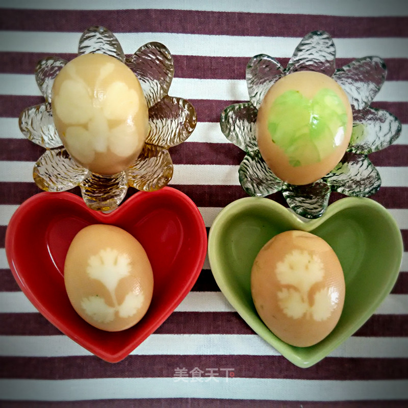 Play with The Beautiful Cooking Art-super High-value Printed Marinated Eggs, Let Children Fall in Love with Eggs~~ recipe