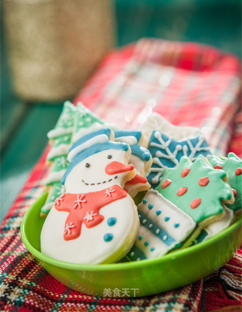 Christmas Tree Biscuits (can be Made without A Mold)