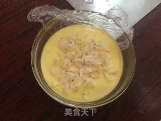 Steamed Egg with Shrimp Skin recipe