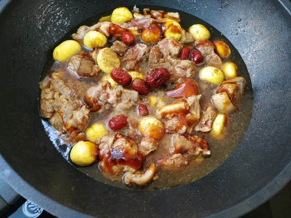 #冬至大如年# Braised Lamb with Five Spices and Chestnuts recipe