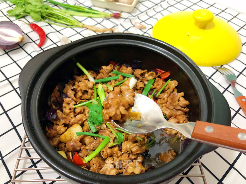 Black Music Casserole with Raw Intestines