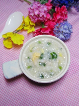 Salted Egg Mustard Congee recipe