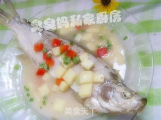 Mandarin Fish with White Sauce recipe